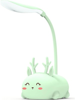 Tr Çocuk Lambası, Çocuklar Için Sevimli LED Masa Lambası, Mini Hayvan Gece Lambası, USB Şarj
