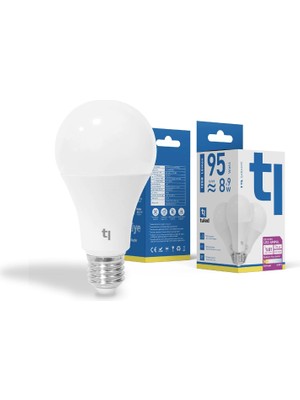 Tr Redeem Plus A70S E27 LED Ampul, Titreşimsiz, Göz Konforu, 1258 Lümen, Ilık Beyaz, 3000 Kelvin