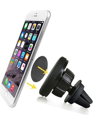 Tr Oynar Başlıklı Mıknatıslı Araç Içi Telefon Tutucu Kalorifer Klima Havalandırma Gps Navi