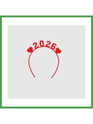 Soi Home 2026 Yeni Yıl Saç Bandı Yılbaşı Parti Aksesuarı Taç Bandı (2027 Yapılabilir) Soı