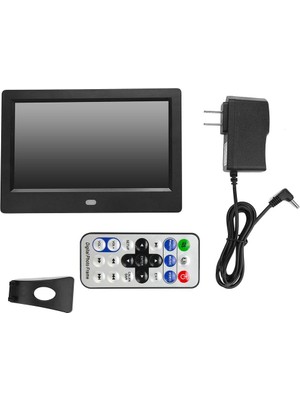 Odea 17,8 cm (7 Inç) Dijital Fotoğraf Çerçevesi, Tutucu Setli, LED Ekran, Hd Fotoğraf Çerçevesi Desteği, Çalar Saat Mp3/4 Film Video Ses Çalar, Ev Ofis Için (Abd Fişi)