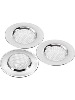 Odea Mutfak Lavabo Süzgeci - 3 Paket Paslanmaz Çelik Lavabo Drenaj Filtreleri, Lavabo Metal Süzgeç Banyo Havzası Plughole Filtresi - Mutfak Banyo Duşu Için Tıkanmayı Önleyin, 7,7 cm (3 Adet)