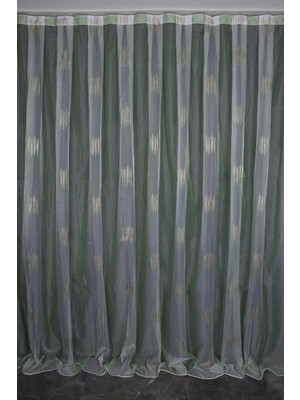 Odea Tr Organze 1650 Krem Renk 5_3 Hazır Dikilmiş Pileli Fon Perde 300 * 260 cm