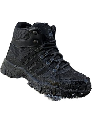 Odea Tr Siyah Çizgili Kauçuk Unisex Trekking Bot