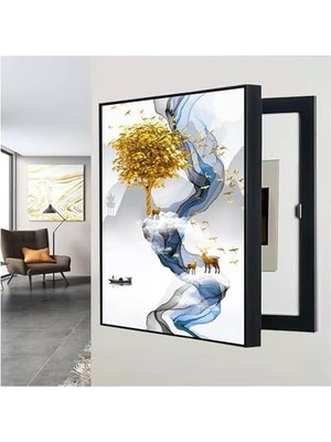 Odea Tr Elektrik Paneli Kapağı, Sigorta Muhafazası Koruma Kutusu, Metre Koruyucu Kutu, Elektrikli Panel Dekoratif Kapak, Dekoratif Boyama
