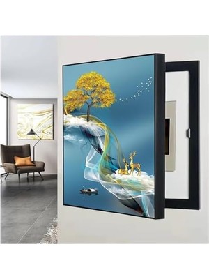 Odea Tr Elektrik Paneli Kapağı, Sigorta Muhafazası Koruma Kutusu, Sayaç Koruma Kutusu, Dekoratif Elektrik Paneli Kapağı, Salon Dekoratif Boyama