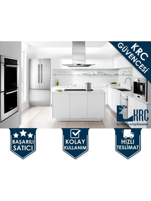 Tr Krcdijital Mat Beyaz-Dolap ve Mobilya Kaplama Folyosu 50CMX5M Kendinden Yapışkanlı Mat Beyaz