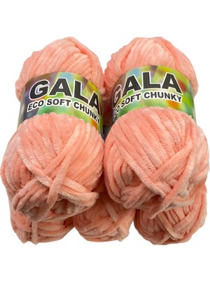 Odea Tr Gala Eco Soft Kadife Örgü Ipi 5'li Set 500 gr 39 Somon