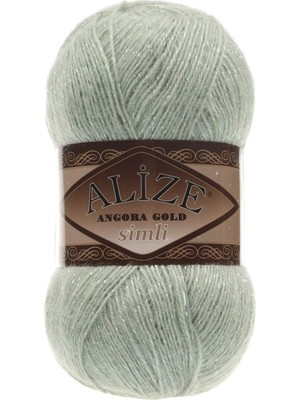 Odea Tr Alize Angora Gold Simli El Örgü Ipi 5 Adet (Deniz Köpüğü 515)