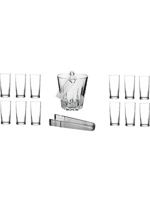 Odea Tr Paşabahçe-Rakı Bardak ve Buz Kovası Seti 14 Parça