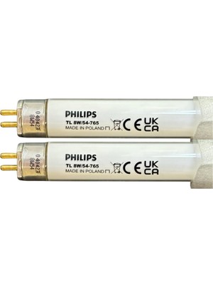 Odea Tr 8W 765 Beyaz Işık 6500K G5 Duylu T5 Floresan, 2 Adet