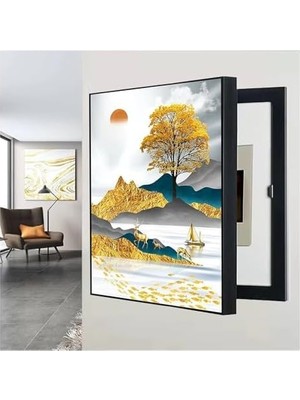 Odea Tr Elektrik Paneli Kapağı, Sigorta Muhafazası Koruma Kutusu, Metre Koruyucu Kutu, Elektrikli Panel Dekoratif Kapak, Dekoratif Boyama