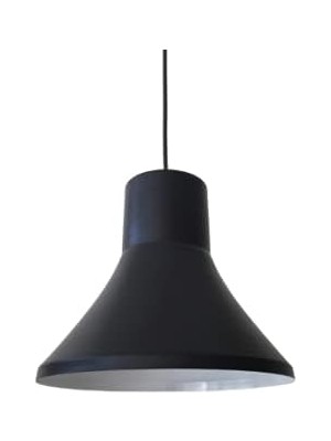 Tr Rsylight Retro Metal Sarkıt Avize Rustik Tekli Sarkıt Siyah Içi Beyaz Siyah RT5095000