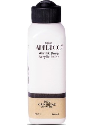 Odea Tr Akrilik Boya, 140ML, Kırık Beyaz 3670