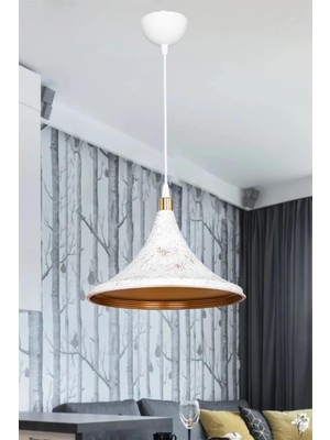Tr Ag Lightdesign Beyaz Mermer Desen Sarkıt Avize Yatak Odası Salon Mutfak Koridor Lamba 17 AGNM22