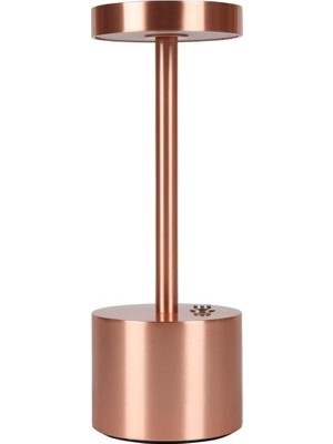 Odea Tr Şarjlı Dekoratif Ambiyans Masa Lambası - Yaman Light Old Copper Kaplama