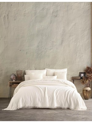 Odea Tr 160X240 cm Tek Kişilik Müslin Yatak ÖRTÜSÜ%100 Pamuk 4 Katlı – Nefes Alan, Yumuşak, Doğal Dokulu Pike & Yatak Şalı