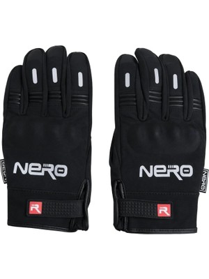 Odea Tr Nero ELD05 Yumruk ve Avuç Içi Korumalı Kışlık Motosiklet Eldiveni Std