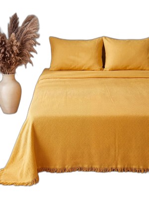 Odea Tr Sarı Good Night Çift Kişilik Pike & Yatak Örtüsü 200X220 cm