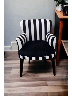 Odea Tr Çay Seti Koltuk Berjer - Cafe - Balkon - Bahçe Zebra Model Zebra Standart