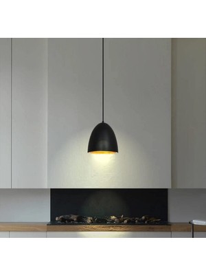 Odea Tr Rsylight Retro Metal Siyah Tekli Sarkıt Avize Siyah RYS0000081