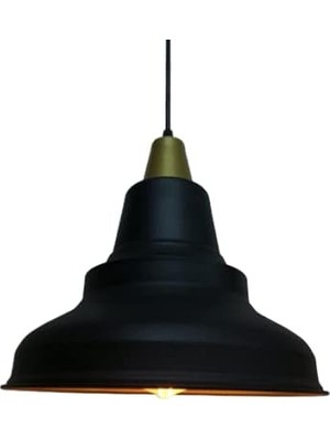 Odea Tr Rsylight Retro Metal Sarkıt Avize Rustik Tekli Sarkıt Siyah Cafe Mutfak Aydınlatma Siyah RT8010430