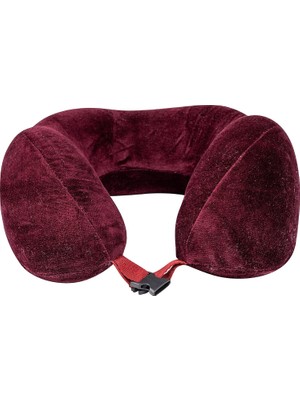 Odea Tr Visko Seyahat Boyun Yastığı (Bordo)