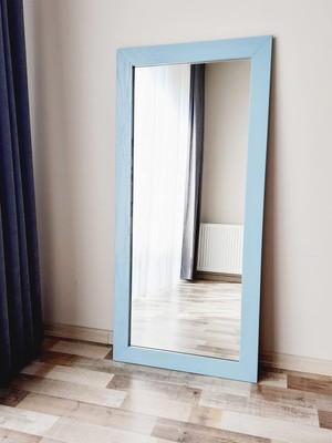 Odea Tr Dfn Wood Mdf Dikdörtgen Yeşil Dekoratif Duvar Salon Ofis Boy Aynası 150X70 cm