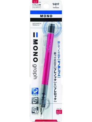 Odea Tr Mono Graph Mekanik Kurşun Kalem, 0,5mm BLISTERLI(1ADET), Pembe