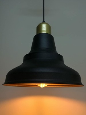 Odea Tr Rsylight Retro Metal Sarkıt Avize Rustik Tekli Sarkıt Siyah Cafe Mutfak Aydınlatma Siyah RYS000130