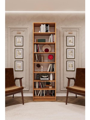 Odea Tr Asra Trend Petra K-05 Modern Dar Kitaplık ve Ofis Raf ÜNITESI%100 Mdflam