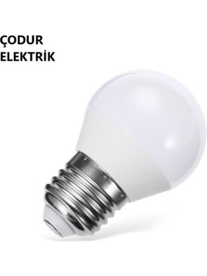 Odea Tr LED Ampul, 7W = 50W Eşdeğer, 3000 Kelvin Sarı Işık, E27 Duy, G45, E Enerji, 540 Lümen