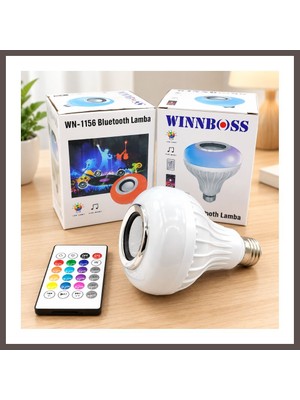 Bezos Bluetooth'lu Hoparlörlü LED Ampul ECO123