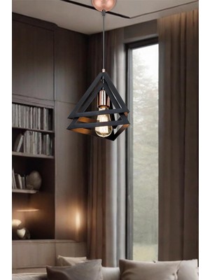 Odea Tr Ag Lightdesign Siyah Sarkıt Avize Yatak Odası Salon Mutfak Koridor Lamba 25 AGNM63
