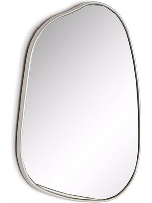 Odea Tr 55X75 Asimetrik Salon Aynası/düzensiz Duvar Dekoru Aynası/estetik Dekor Ayna Gri 55 x 75