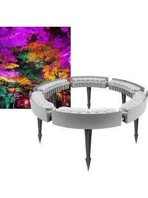 Odea Tr Açık Dairesel Ağaç Kucaklayan Rgb Işık, Bahçe Işıkları