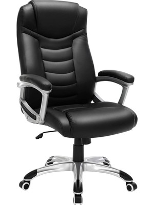 Odea Tr Ergonomik Ofis Koltuğu Yüksekliği Ayarlanabilir Döner Sandalye Sağlam, Dayanıklı, Siyah OBG21B 52X53X122 cm