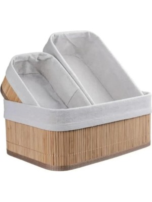Odea Tr Doğal Bambu Organizer Kutusu, Bambu Ahşap Ekmeklik, Ahşap Bambu Ekmek Sepeti