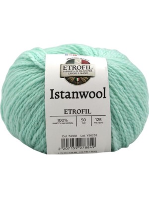 Odea Tr Istanwool Örgü Ipi Açık TURKUAZ%100 Türk Yünü 50G 125M (74368)