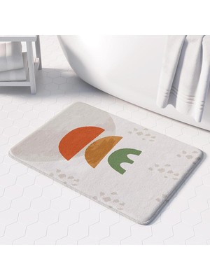 Odea Tr Banyo Paspası, Kaymaz Taban, Banyo Halısı, Makinede Yıkanabilir