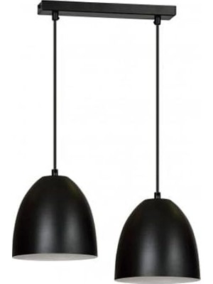 Odea Tr Mylights Retro Rustik Vintage Metal Sarkıt Sıralı Ikili Masa Üstü Avize 30 cm Taban