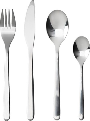 Odea Tr Paslanmaz Çelik 1 Set Çatal Bıçak Takımı, 24 Parça, Cilalı Kaplama