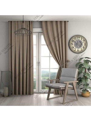 Odea Tr Koyu Bej Blackout Karartma Güneşlik Tek Kanat,koyu 80 x 250