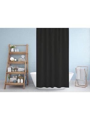 Odea Tr Jackline Banyo Duş Perdesi 0010 Siyah Tek Kanat 240X200