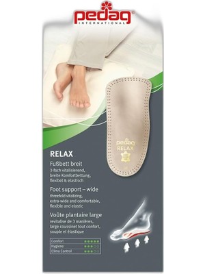 Odea Tr Kifidis 9PED2TABU000018 127-128 Pedag Relax Rahatlatıcı Ortopedik Tabanlık, 45, Bronz