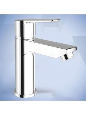 Odea Tr Mars Mix Batarya Krom Lavabo Banyo Mutfak Musluğu Musluk Mermer Tezgah Üstü Çift Su Giriş Evye