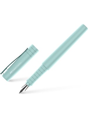 Odea Tr 241009 Dolma Kalem Poly Pen, Karayip Mavisi Gövde, Orta Tüy, Ergonomik Kavramalı Geri Dönüştürülmüş Plastikten Yapılmıştır, Akıcı Yazma, Öğrenciler Için Ideal