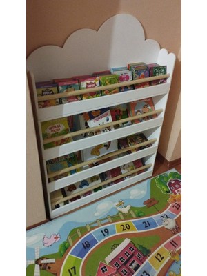 Odea Tr Poly 4 Raflı Kitaplık, Bebek Mavi