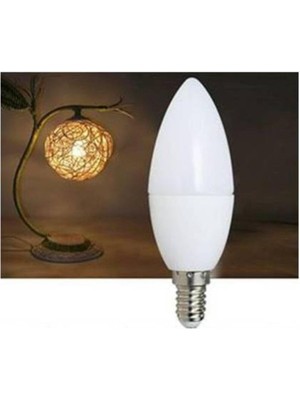 Odea Tr CT-4079 Mum Ampul 7 Watt Ledli Buji E14 Ince Duylu Ampul Beyaz - Gün Işığı