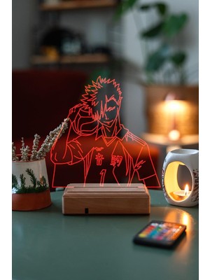 Odea Tr Haikyu!! Kuroo 16 Renk Gece Lambası